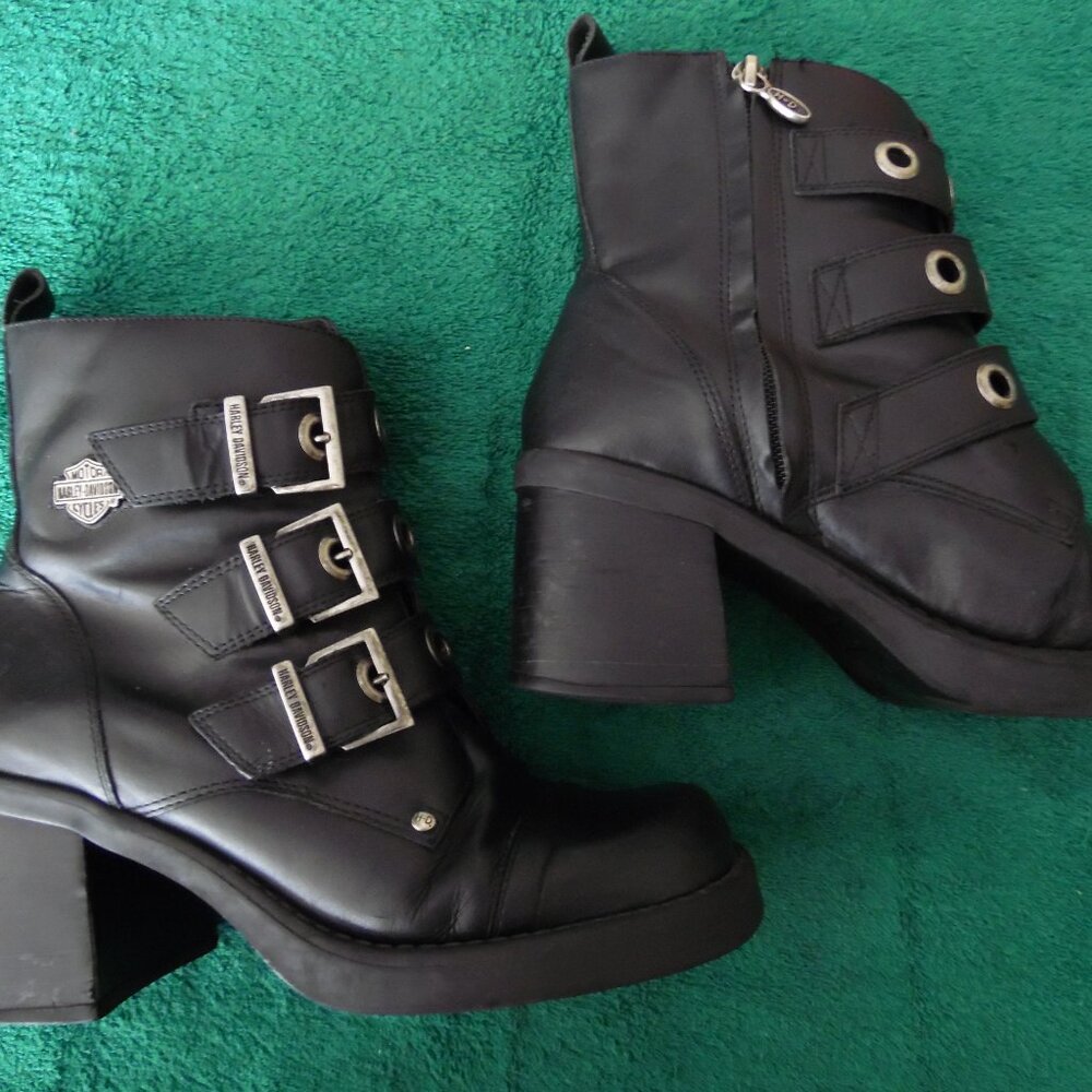 harley davidson motorcycle boots womens size 7 1/2